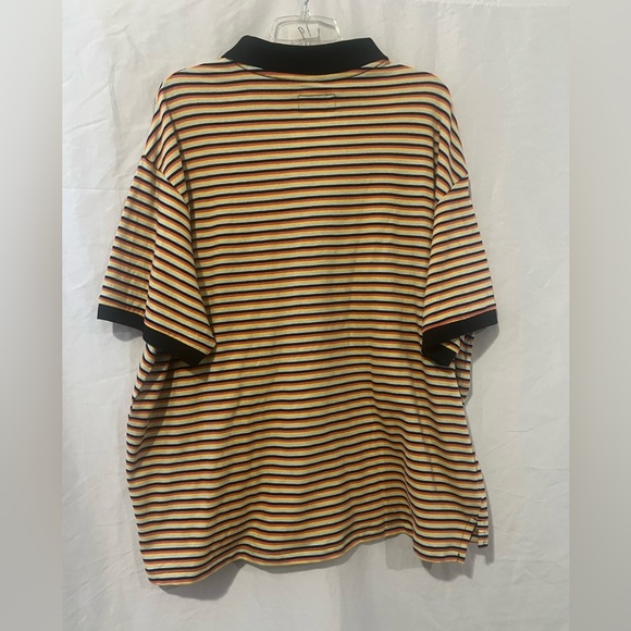 Original Use Striped Polo in Black and Tan - Picture 3 of 9